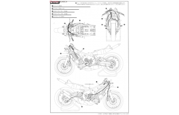 Сборная модель Suzuki RGV-Γ (XR74) 1988 Team Pepsi/Suzuki #34 Kevin Schwantz