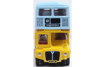 AEC Routemaster, Vintage Tea Tours, yellow/white