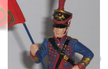 Фигурка Орлоносец батальона моряков Императорской гвардии, Франция, 1805 г.
