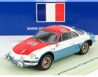 RENAULT A110 Alpine Gr.iv Salon De Paris (1972), Red White Light Blue