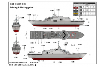 Сборная модель Корабль USS Freedom LCS-1