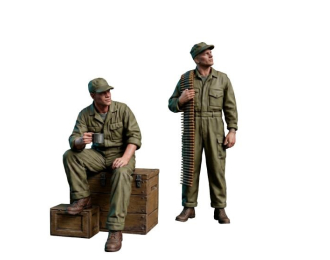 Наземный персонал, перезарядка вооружения. Союзные ВВС WWII (4 фигуры)