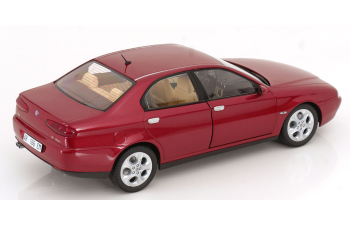 ALFA ROMEO 166 3.0 V6 (1998) – Beige Interior, Rosso Proteo Met Red