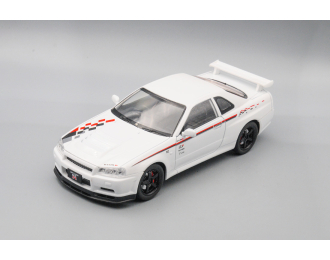 NISSAN Skyline GT-R, белый, 21 см.