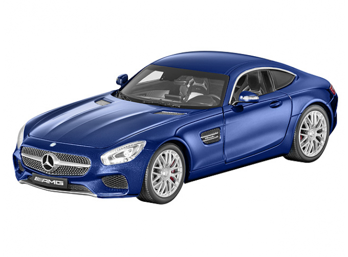 MERCEDES-BENZ GT S AMG C190 (2015), blue diamond