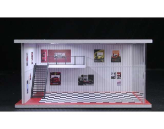 Diorama *E-workshop with light*, various