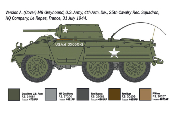 Сборная модель M8 Greyhound 1945 - M20 Armored Utility Car