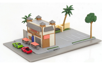 DIORAMA Fast & Furious Nano Scene Toretto Cafe