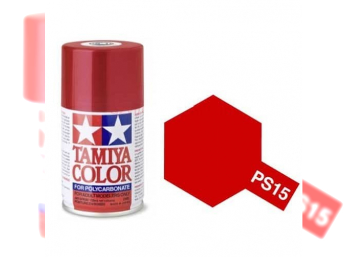 Краска спрей красный металлик PS-15 Metallic Red (в баллоне), 100 мл.