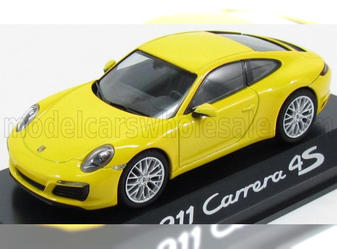 PORSCHE 911 991 Carrera 4s 2014, Yellow