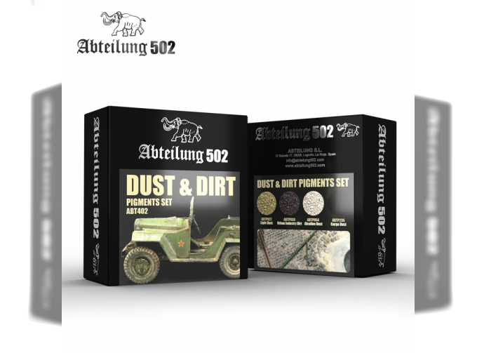 Набор пигментов DUST & DIRT PIGMENTS SET (Пыль и грязь)