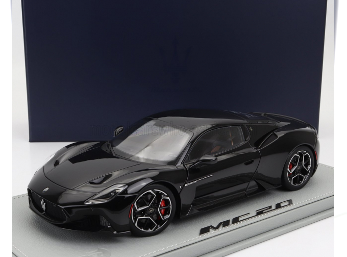 MASERATI Mc20 Gloss Black Roof (2020) - Con Vetrina - With Showcase, Nero Enigma - Black