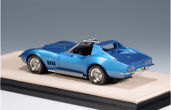 CHEVROLET Corvette Stingray L88 Coupe T-Roof (открытый) (1969), Lemans Blue Metallic