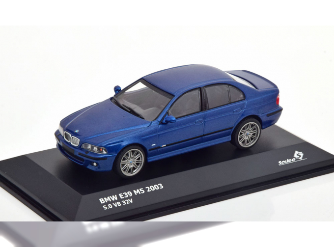 BMW 5-series M5 5.0l V8 32v (e39) (2003), blue