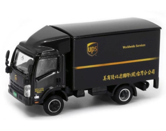 ISUZU N Series Taiwan Box Lorry UPS, black