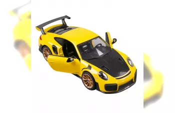 Сборная модель PORSCHE 911 GT2 RS (2018), yellow