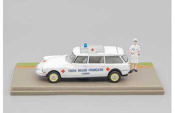 CITROEN ID19 Break Ambulance "Croix Rouge Francaise" (1967), white