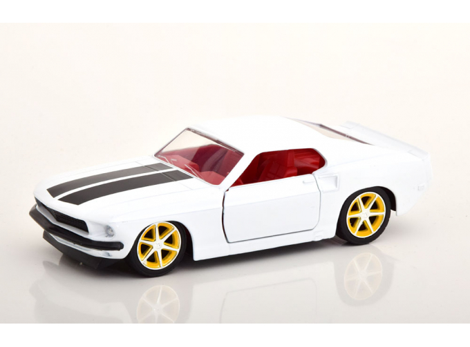 FORD Mustang (1969), white/black