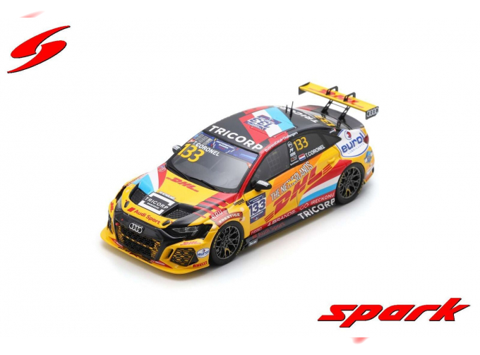 AUDI Rs3 Lms Team Netherlands N133 Winner Fia Motorsport Games Sprint Cup Paul Richard (2022) T.Coronel, Orange Red