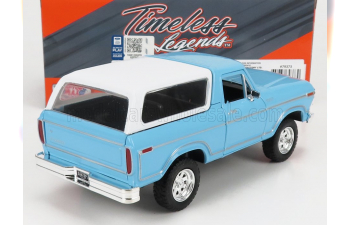 FORD Bronco Hard-top Closed (1978), Light Blue White