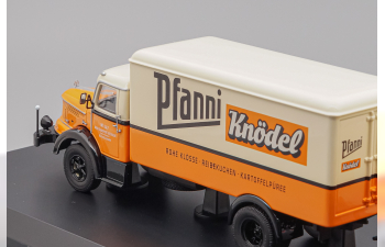 KRUPP Titan mit Anhänger "Pfanni", orange / beige