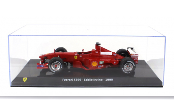 FERRARI F1 F399 Scuderia Ferrari №4 Season (1999) Eddie Irvine - Con Vetrina - With Showcase, Red