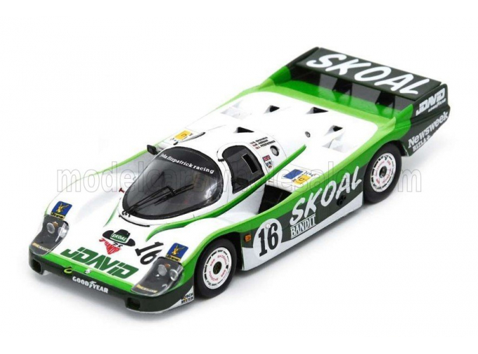 PORSCHE 956 2.6l Twin Turbo Team John Fitzpatrick Skoal Racing №16 24h Le Mans (1983) Guy Edwards - John Fitzpatrick - Rupert Keegan, Green White