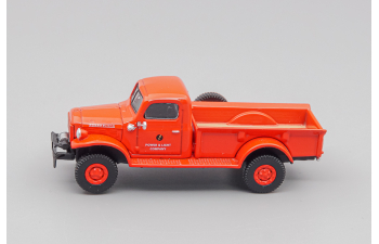 DODGE Power Wagon "A Self-Propelled Power Plant" 1945 Red