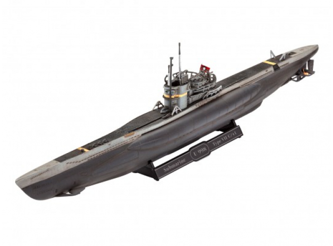 Сборная модель Немецкая подводная лодка Тип VII C/4 (Подарочный набор)