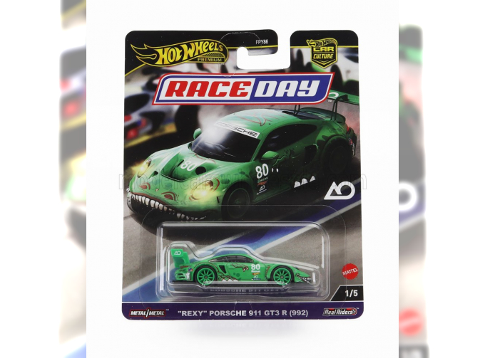 PORSCHE 911 992 Gt3 R Team Ao Racing Ims №80 Gtd Class 12h Sebring (2023) Phillip Jeffrey Hyett - Sebastian Prialux - Gunnar Jeannette, Green