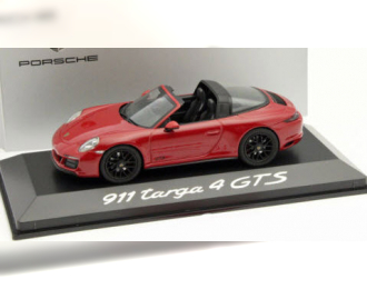 PORSCHE 911 Targa 4 GTS 2017 Red