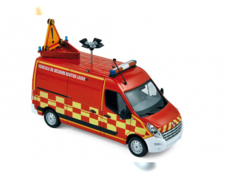 RENAULT Master III "Pompiers VSRL" (2011), red