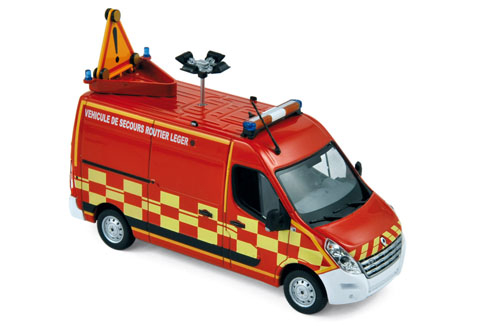 RENAULT Master III "Pompiers VSRL" (2011), red