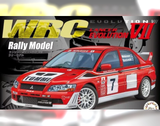 MITSUBISHI Сборная модель Lancer Evolution VII WRC Rally Model