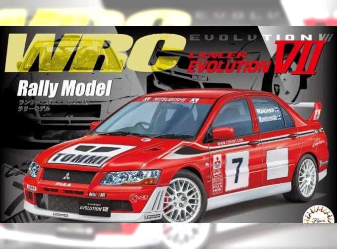 MITSUBISHI Сборная модель Lancer Evolution VII WRC Rally Model