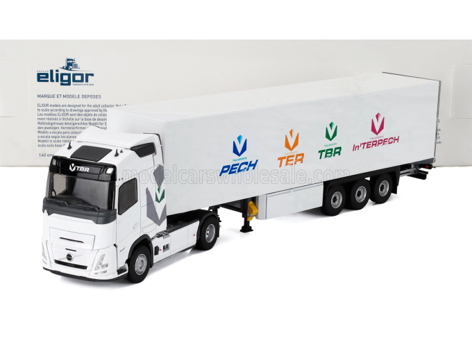 VOLVO Fh Aero Truck Cassonato Tbr Transports (2024), white