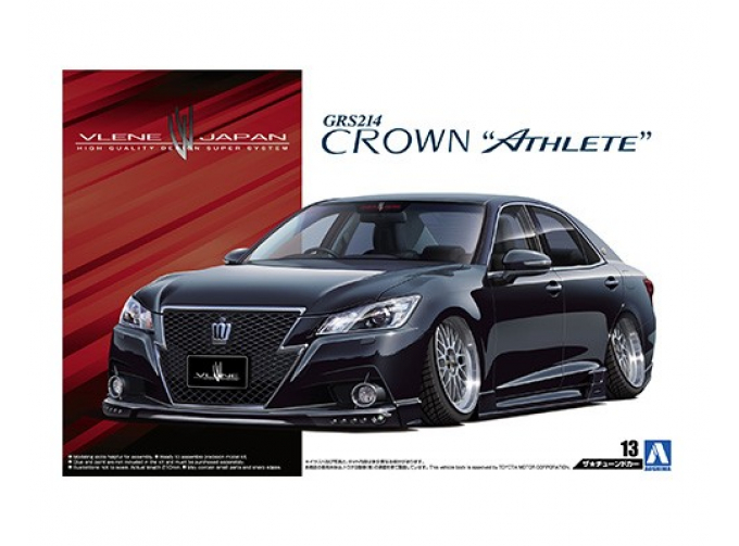 Сборная модель Vlene GRS214 Toyota Crown Athlete G '12 (TOYOTA)