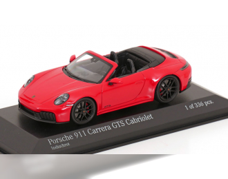 PORSCHE 911 (992) Carrera GTS Convertible (2024), red