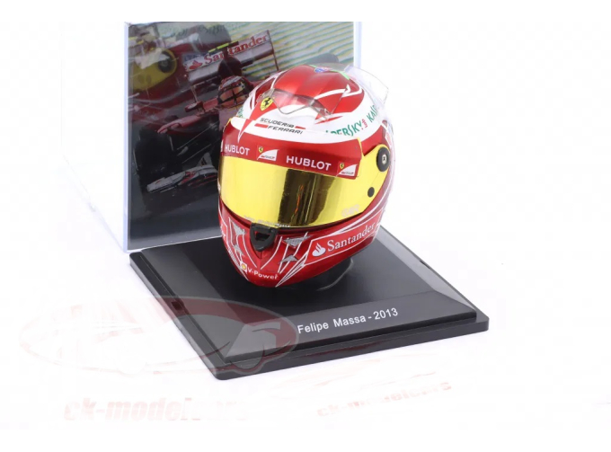 MINI HELMET Ferrari F138 Felipe Massa (2013)