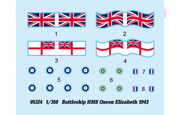Сборная модель Линкор "Куин Элизабет"