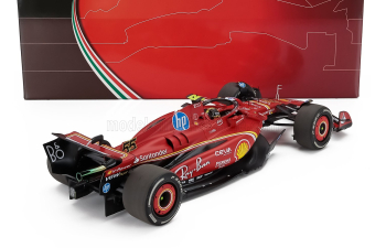 FERRARI F1 Sf-24 Team Scuderia Ferrari №55 Monza Italy Gp (2024) Carlos Sainz - Polyfoam Packaging, Red Black