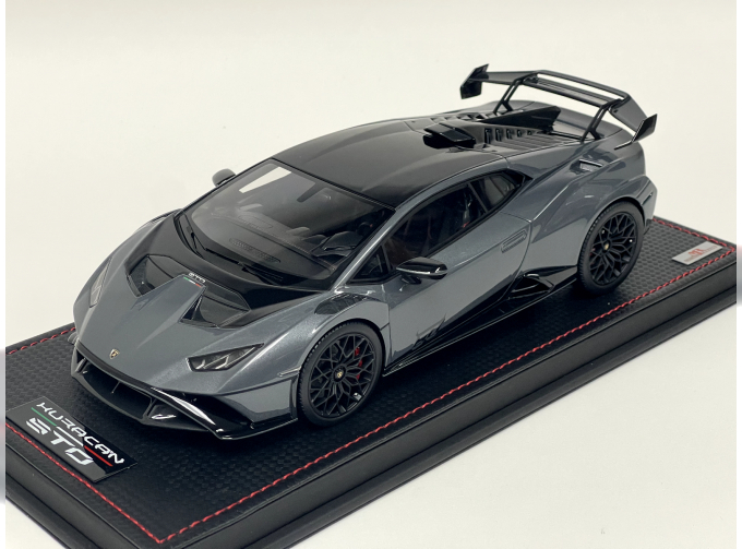 LAMBORGHINI Huracan Sto Lp640-2 (2021) - Con Vetrina - With Showcase, Grigio Telesto - Grey