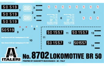 Сборная модель Немецкий паровоз BR50