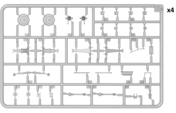 Сборная модель Interior Kit Sd.kfz. 234/2 Puma Tank Military 1945