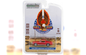 FORD Mustang Fastback "Now Showing "Fireball 500" Collision Car" (1966), Red