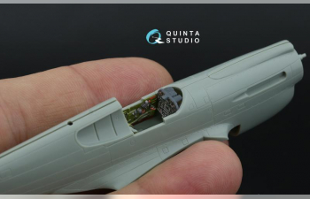 3D Декаль интерьера кабины P-40E Warhawk (Academy/Моделист) (с 3D-печатными деталями)