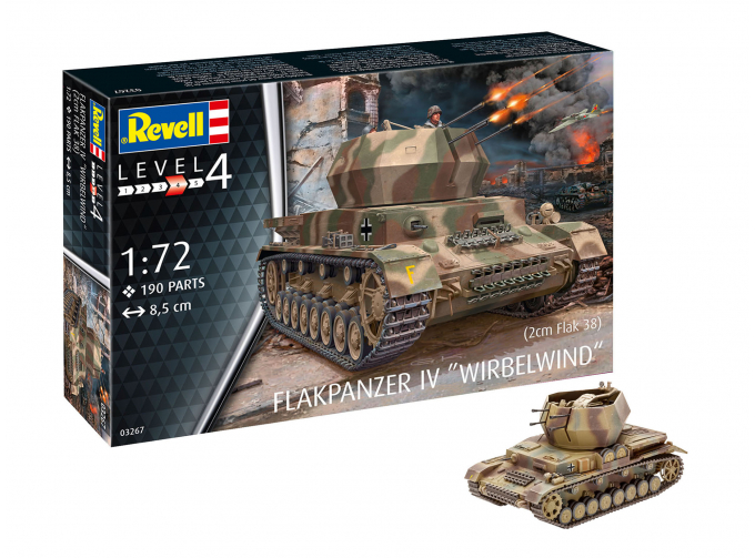 Сборная модель Немецкая ЗСУ Flakpanzer IV "Wirbelwind"