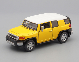 TOYOTA FJ Cruiser, yellow / white