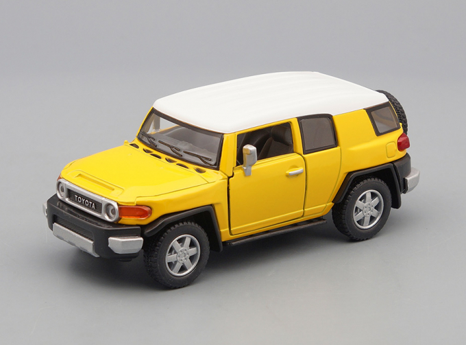 TOYOTA FJ Cruiser, yellow / white