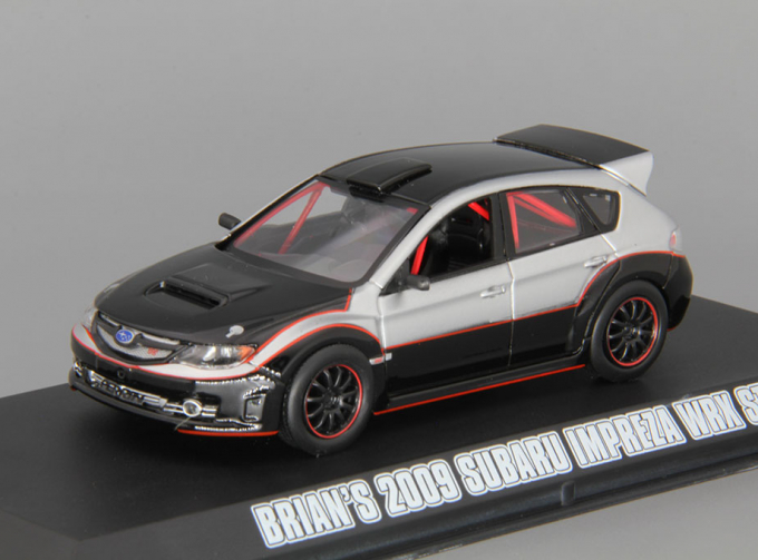 SUBARU Impreza WRX STI Brian`s из к/ф "Форсаж IV" (2009), silver / black